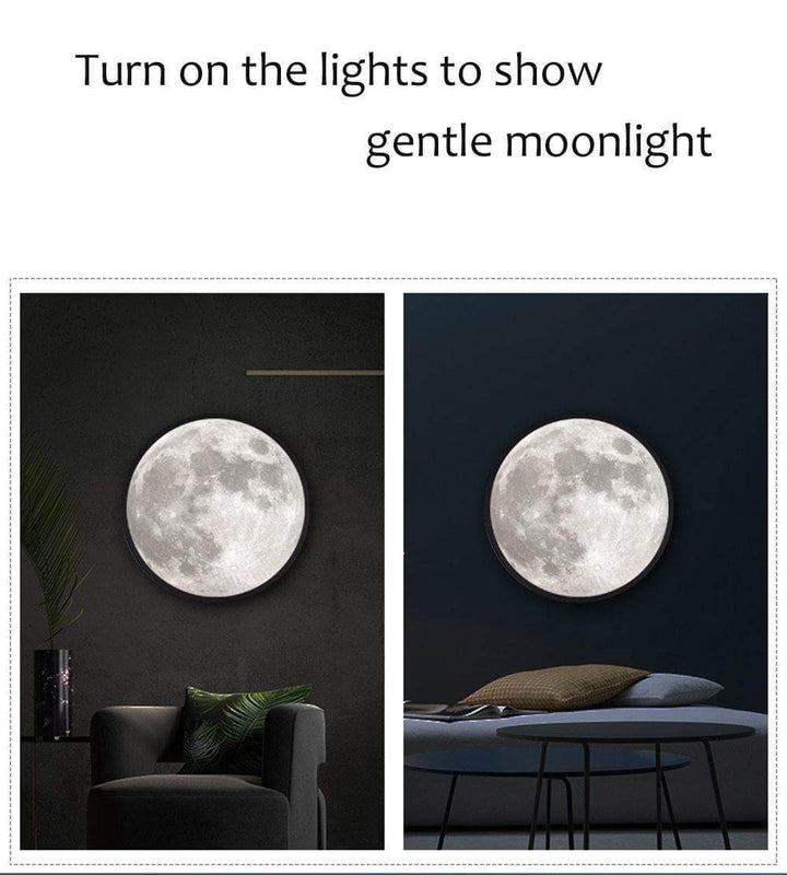 Smart Modern Moon Mirror Wandlampe