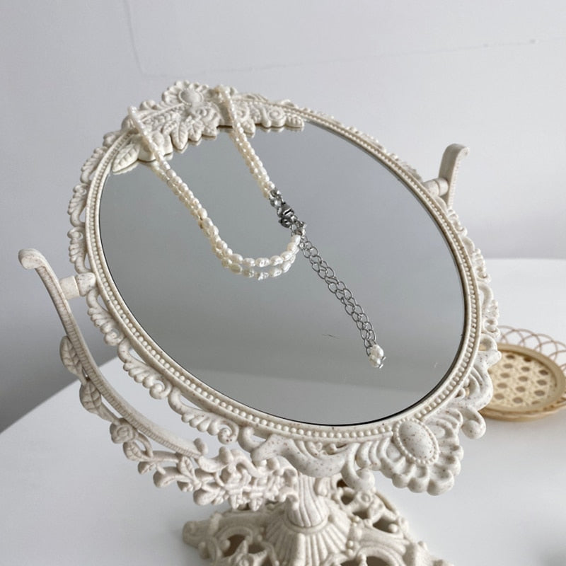 Nordic Vintage Dekorative Makeup Spiegel