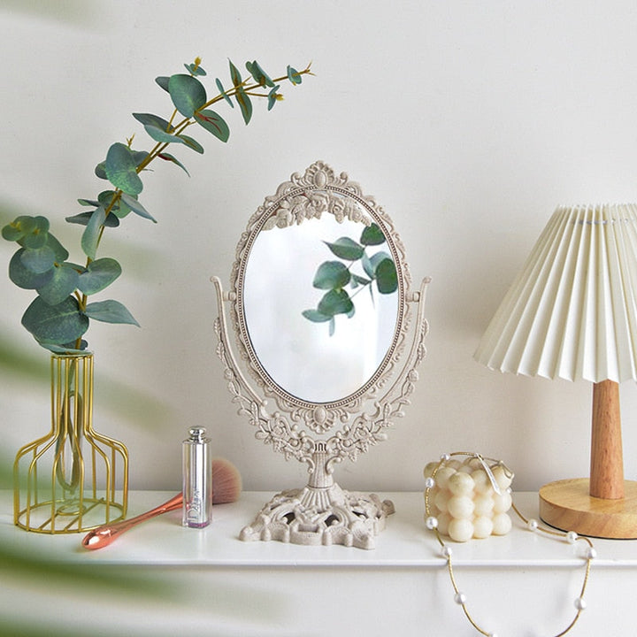 Nordic Vintage Dekorative Makeup Spiegel