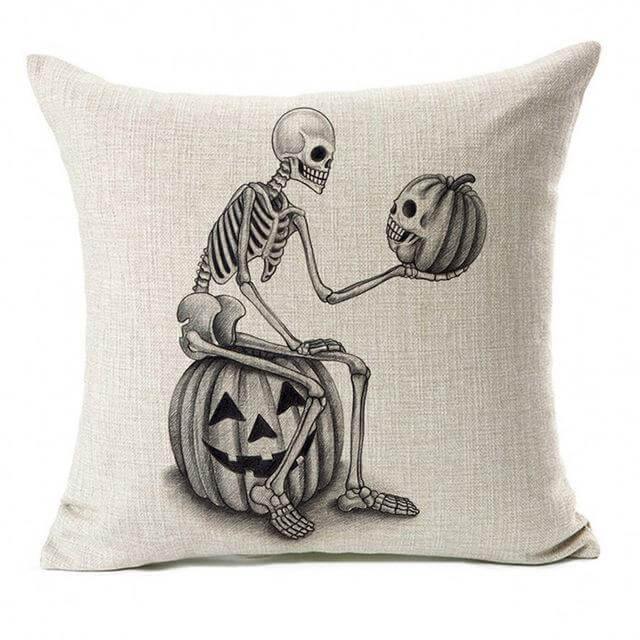 Skeleton Halloween Kissenbezüge