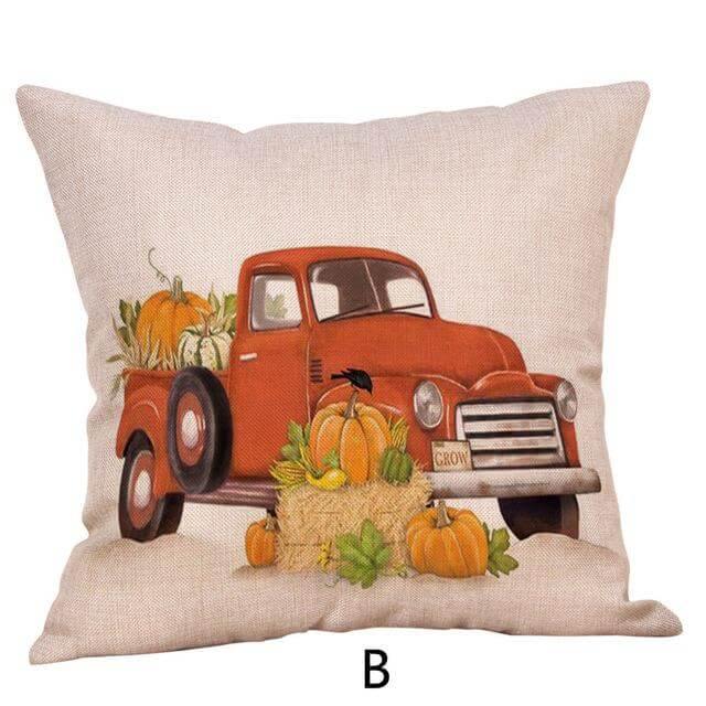 Kürbis Lkw Halloween Herbst Kissenbezüge