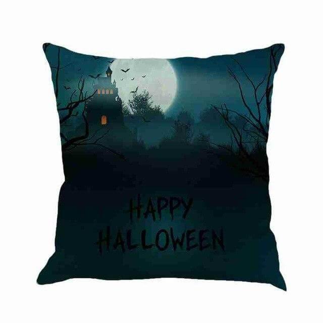 Gruselige Haus Halloween Kissenbezüge