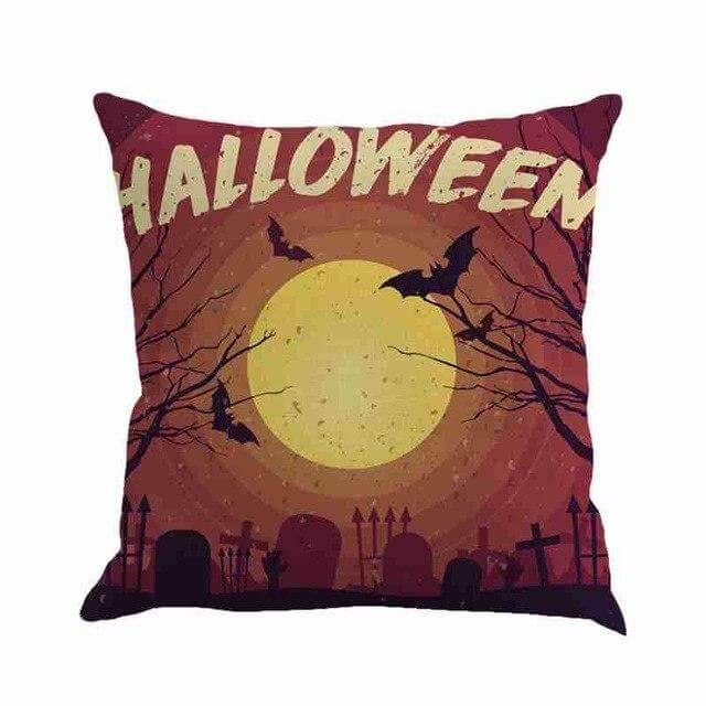 Gruselige Haus Halloween Kissenbezüge