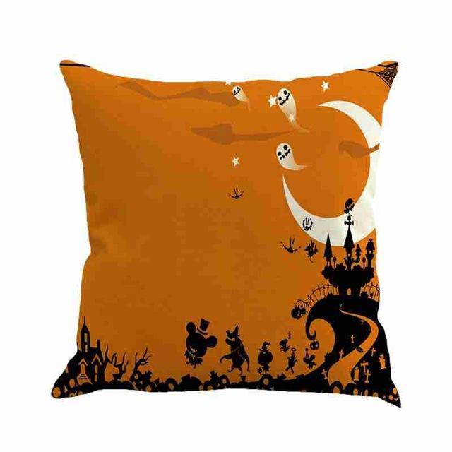 Gruselige Haus Halloween Kissenbezüge