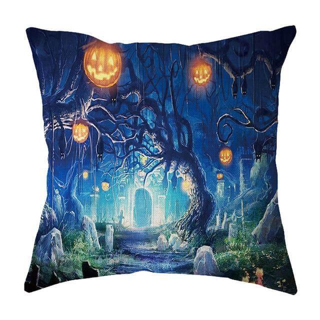 Gruselige dekorative Halloween-Kissenbezüge