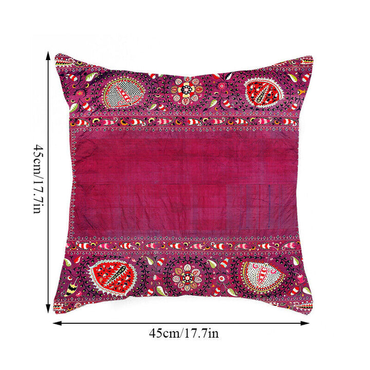 Etnische Boho Mandala Druck Leinen Wurfkissenbezug Sofa Kissenbezug Wohnkultur#
