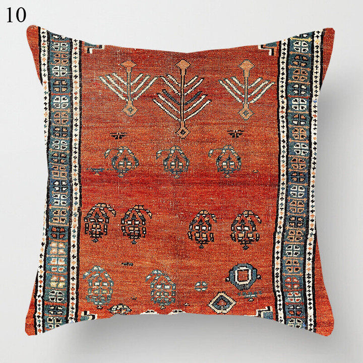 Etnische Boho Mandala Druck Leinen Wurfkissenbezug Sofa Kissenbezug Wohnkultur#