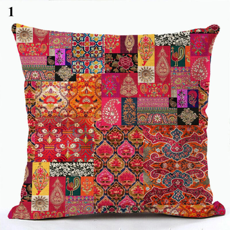 Ethnische Boho Mandala Druck Wurf Kissenbezug Sofa Kissenbezug Wohnkultur