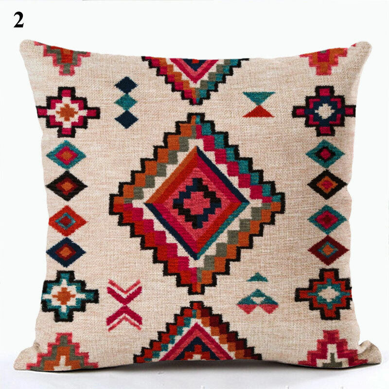 Ethnische Boho Mandala Druck Wurf Kissenbezug Sofa Kissenbezug Wohnkultur