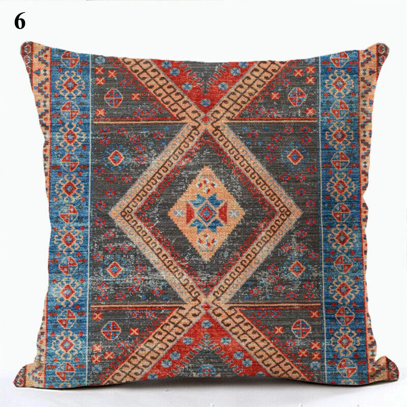 Ethnische Boho Mandala Druck Wurf Kissenbezug Sofa Kissenbezug Wohnkultur