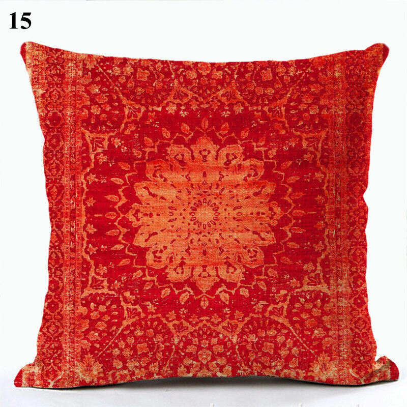 Ethnische Boho Mandala Druck Wurf Kissenbezug Sofa Kissenbezug Wohnkultur