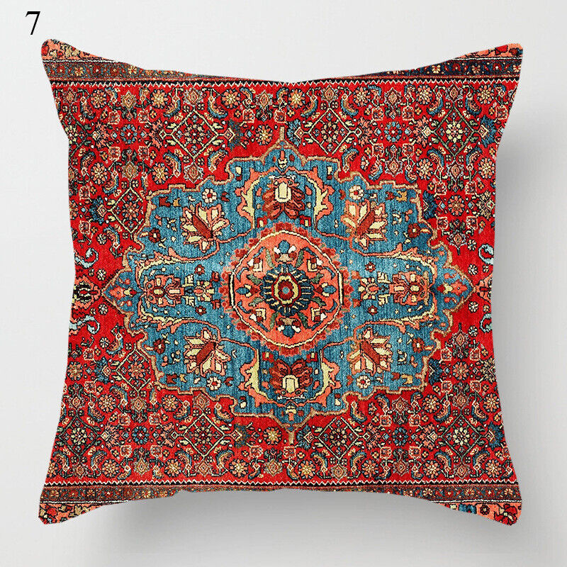 Ethnische Boho Mandala Druck Wurf Kissenbezug Sofa Kissenbezug Wohnkultur