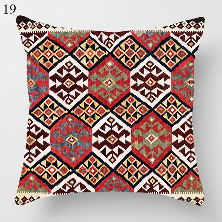 Ethnische Boho Mandala Druck Wurf Kissenbezug Sofa Kissenbezug Wohnkultur