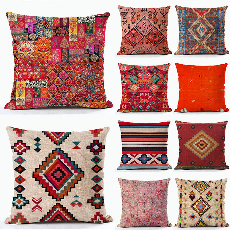 Ethnische Boho Mandala Druck Wurf Kissenbezug Sofa Kissenbezug Wohnkultur