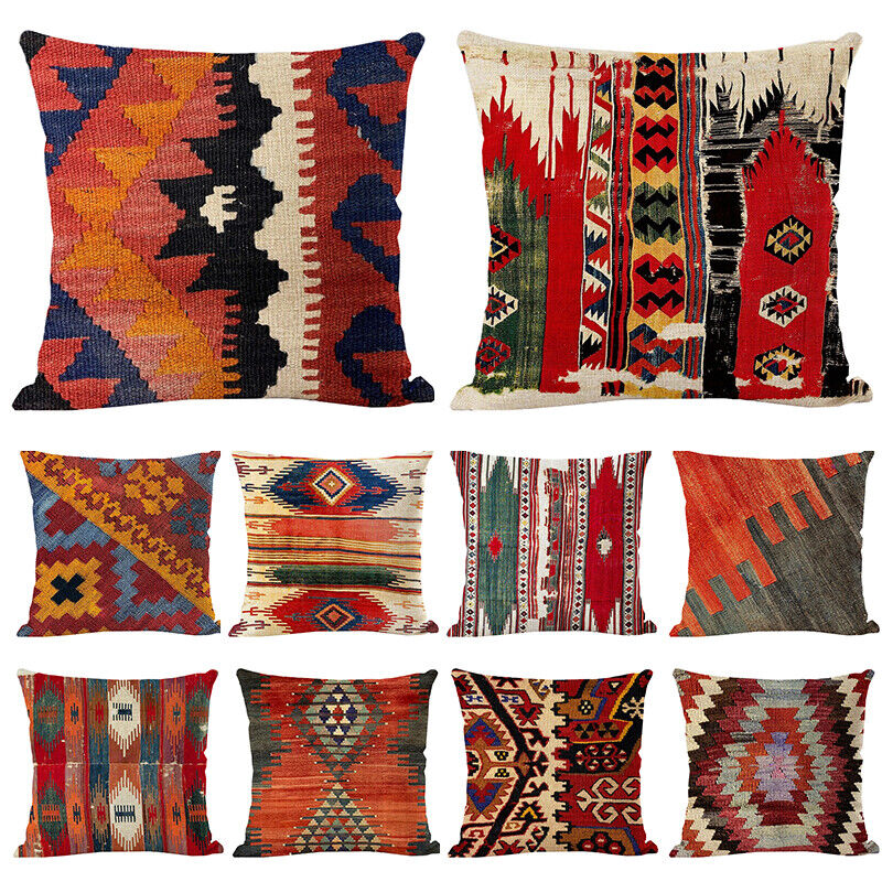 Ethnische Boho Mandala Druck Wurf Kissenbezug Sofa Kissenbezug Wohnkultur