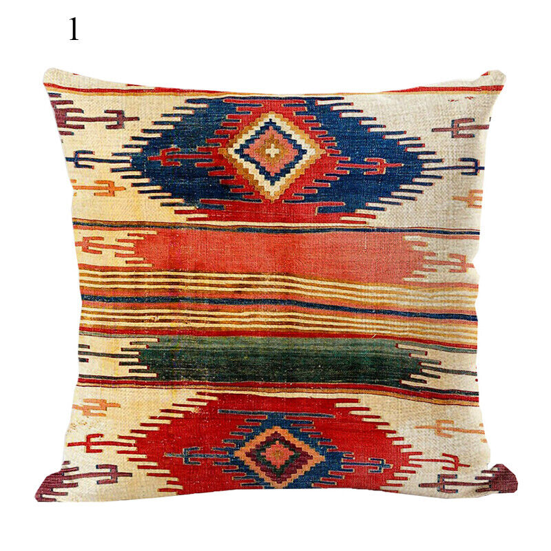 Ethnische Boho Mandala Druck Wurf Kissenbezug Sofa Kissenbezug Wohnkultur