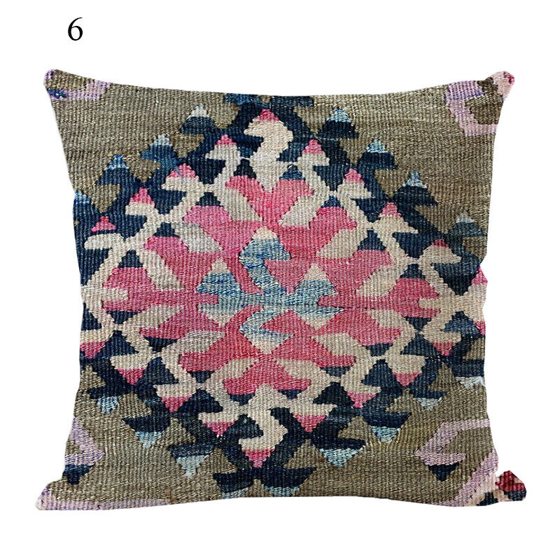 Ethnische Boho Mandala Druck Wurf Kissenbezug Sofa Kissenbezug Wohnkultur