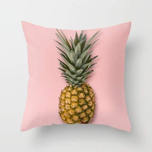 Ananas-Motiv Wurfkissen