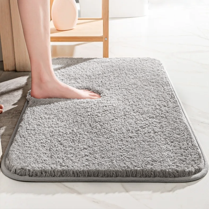 SoftStep Luxe Badmatte – Extra dicke Mikrofaser-Matte mit rutschfester und hoher Absorption