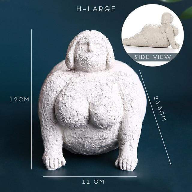 Selbstbewusste Damenfiguren