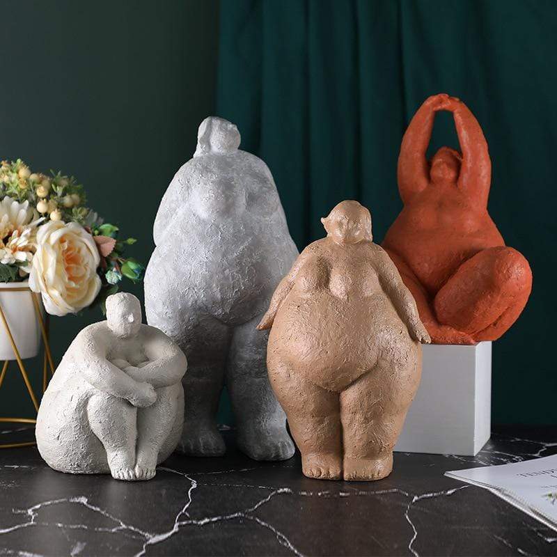 Selbstbewusste Damenfiguren